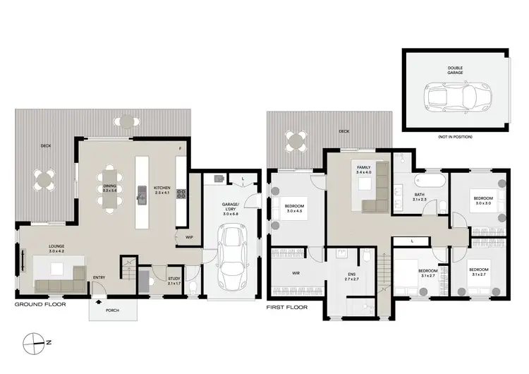 Floorplan of Homely house listing, 3 Atratus Rise, Swan Bay TAS 7252