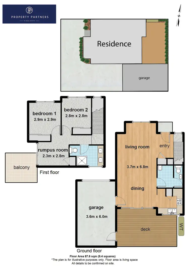 Floorplan of Homely townhouse listing, 3/49 Conn Street, Ferntree Gully VIC 3156