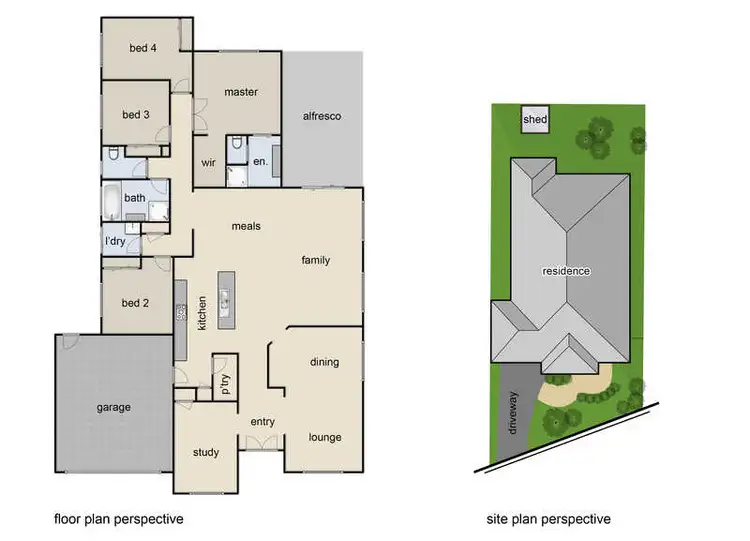 Floorplan of Homely house listing, 6 Flack Way, Cranbourne North VIC 3977