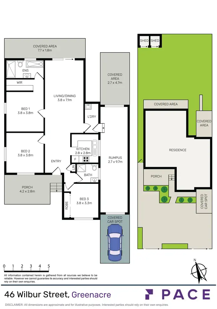 Floorplan of Homely house listing, 46 Wilbur Street, Greenacre NSW 2190