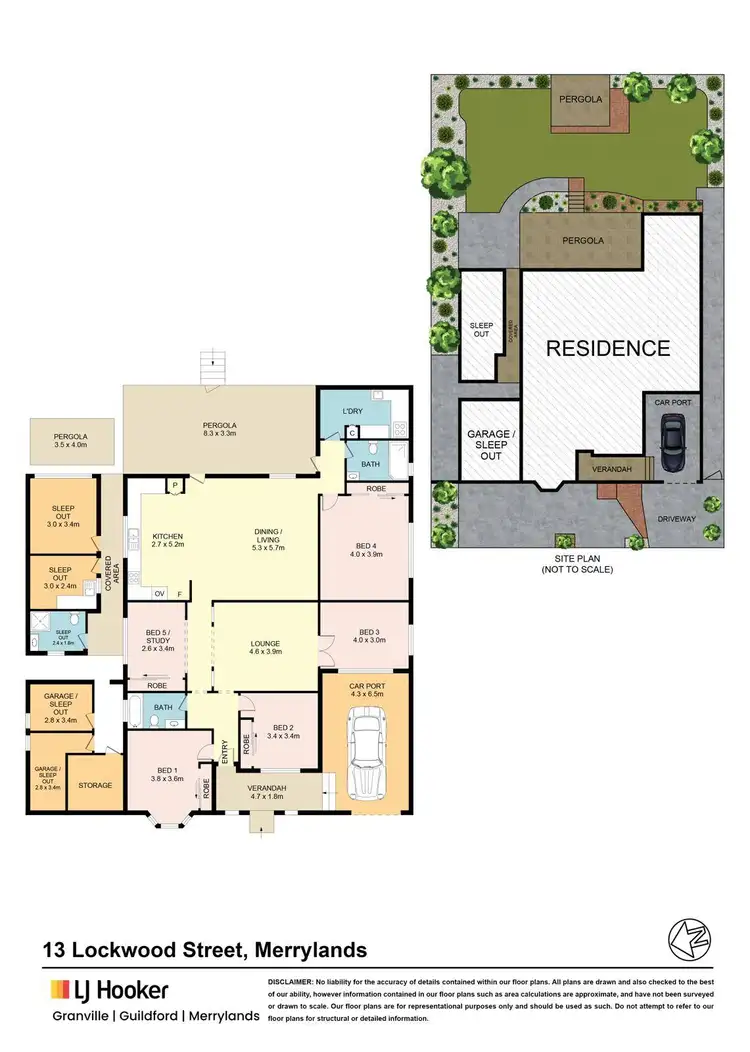Floorplan of Homely house listing, 13 Lockwood Street, Merrylands NSW 2160
