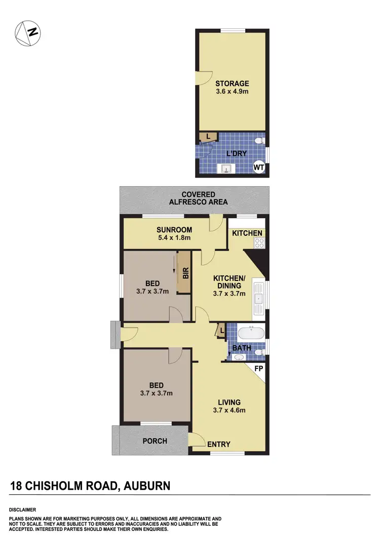 Floorplan of Homely house listing, 18 Chisholm Road, Auburn NSW 2144