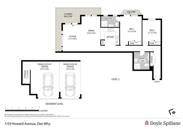 Floorplan of Homely apartment listing, 7/59-63 Howard Avenue, Dee Why NSW 2099