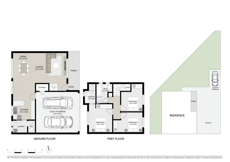Floorplan of Homely semi-detached listing, 3/1 King Street, Mount Kuring-Gai NSW 2080