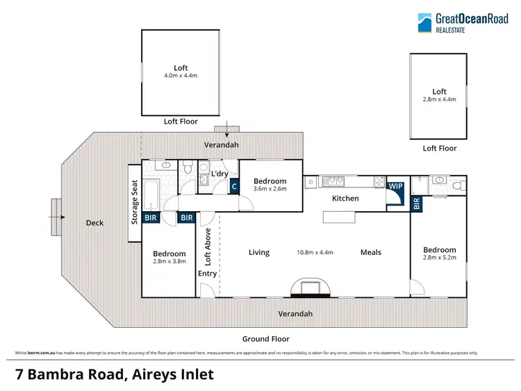 Floorplan of Homely house listing, 7 Bambra Road, Aireys Inlet VIC 3231