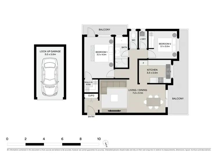 Floorplan of Homely apartment listing, 11/94-96 Chuter Avenue, Ramsgate Beach NSW 2217