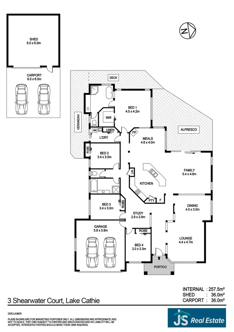 Floorplan of Homely house listing, 3 Shearwater Court, Lake Cathie NSW 2445