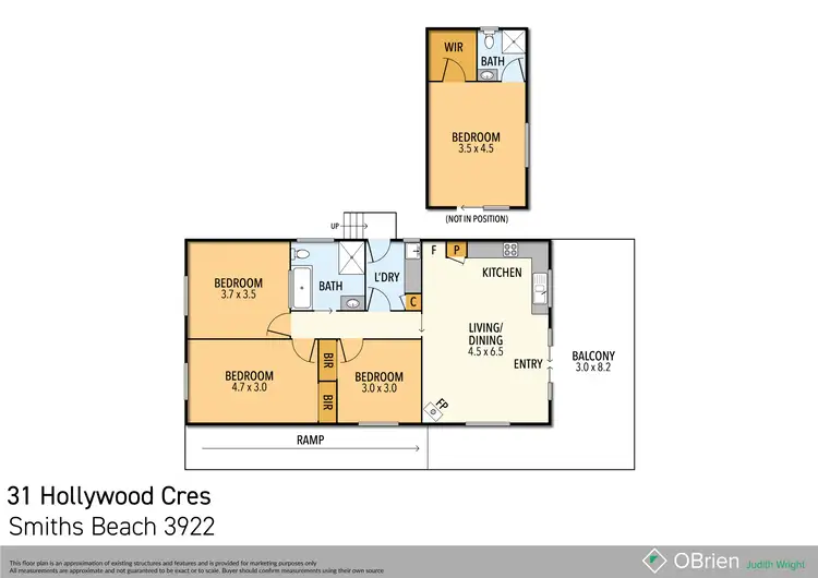 Floorplan of Homely house listing, 31 Hollywood Crescent, Smiths Beach VIC 3922