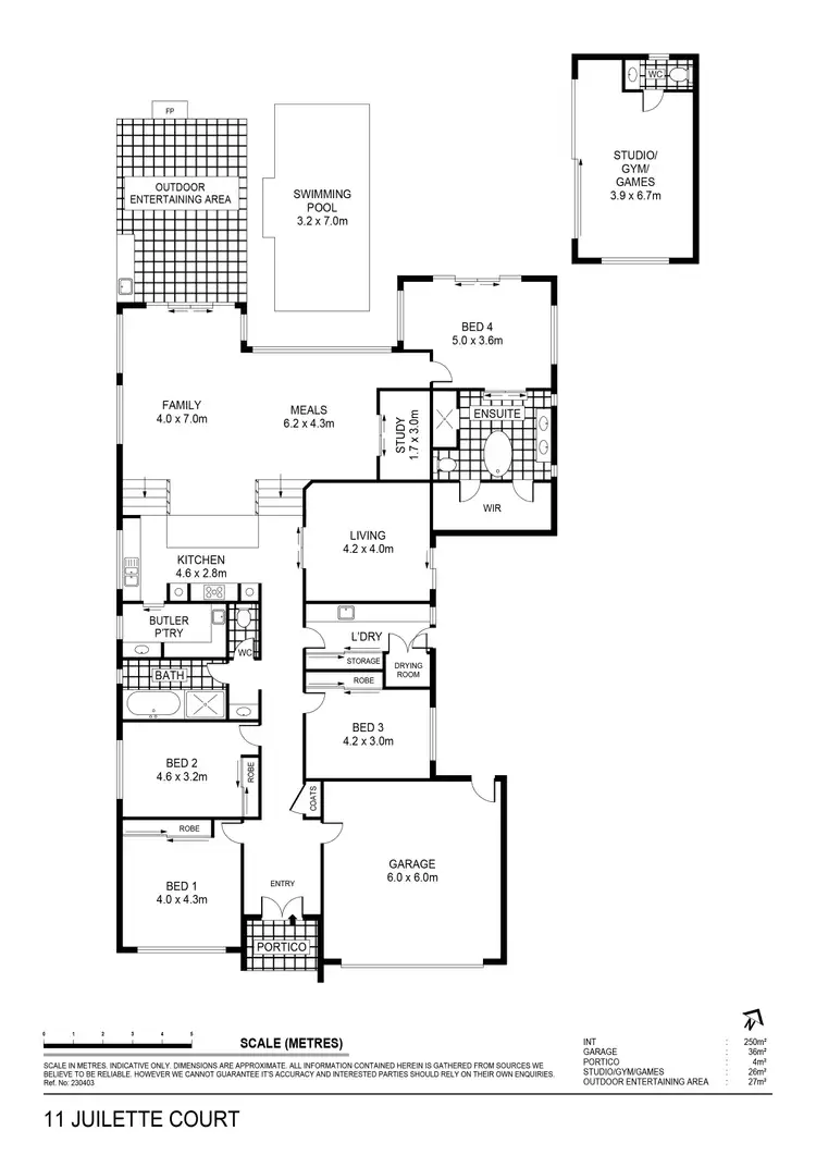 Floorplan of Homely house listing, 11 Juilette Court, Maiden Gully VIC 3551