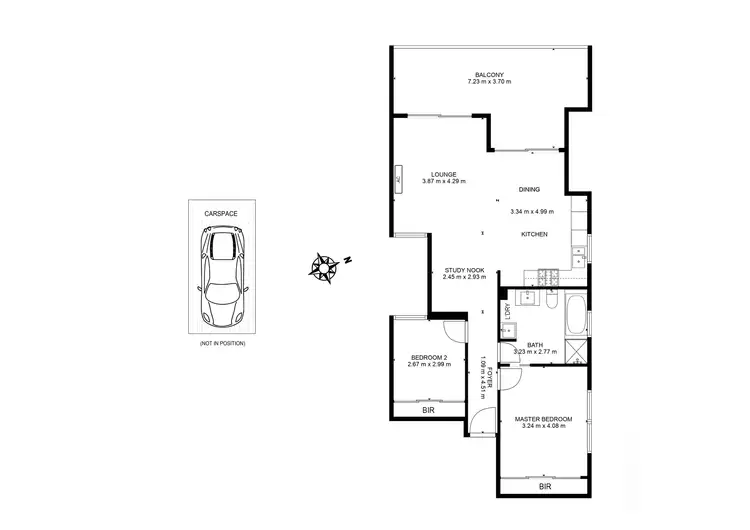 Floorplan of Homely apartment listing, 31/10 Breese Street, Brunswick VIC 3056