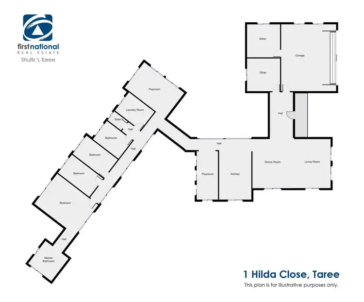 Floorplan of Homely house listing, 1 Hilda Close, Taree NSW 2430