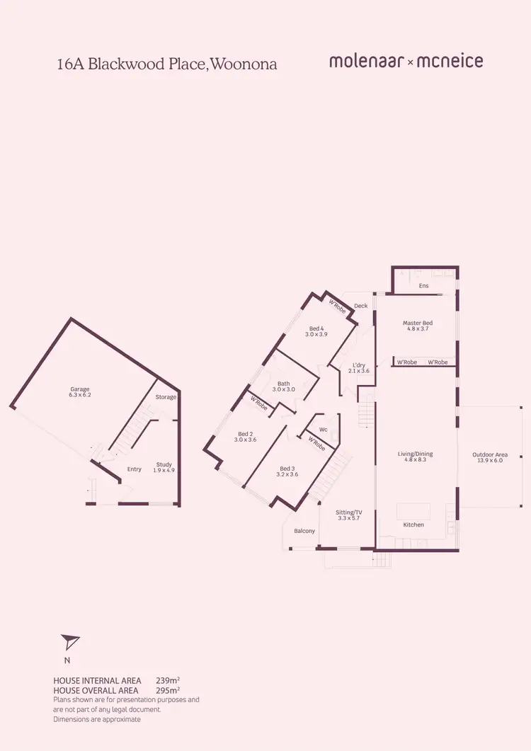 Floorplan of Homely house listing, 16A Blackwood Place, Woonona NSW 2517