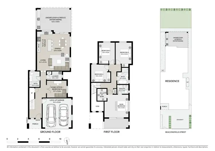 Floorplan of Homely semi-detached listing, 89A Beaconsfield Street, Revesby NSW 2212