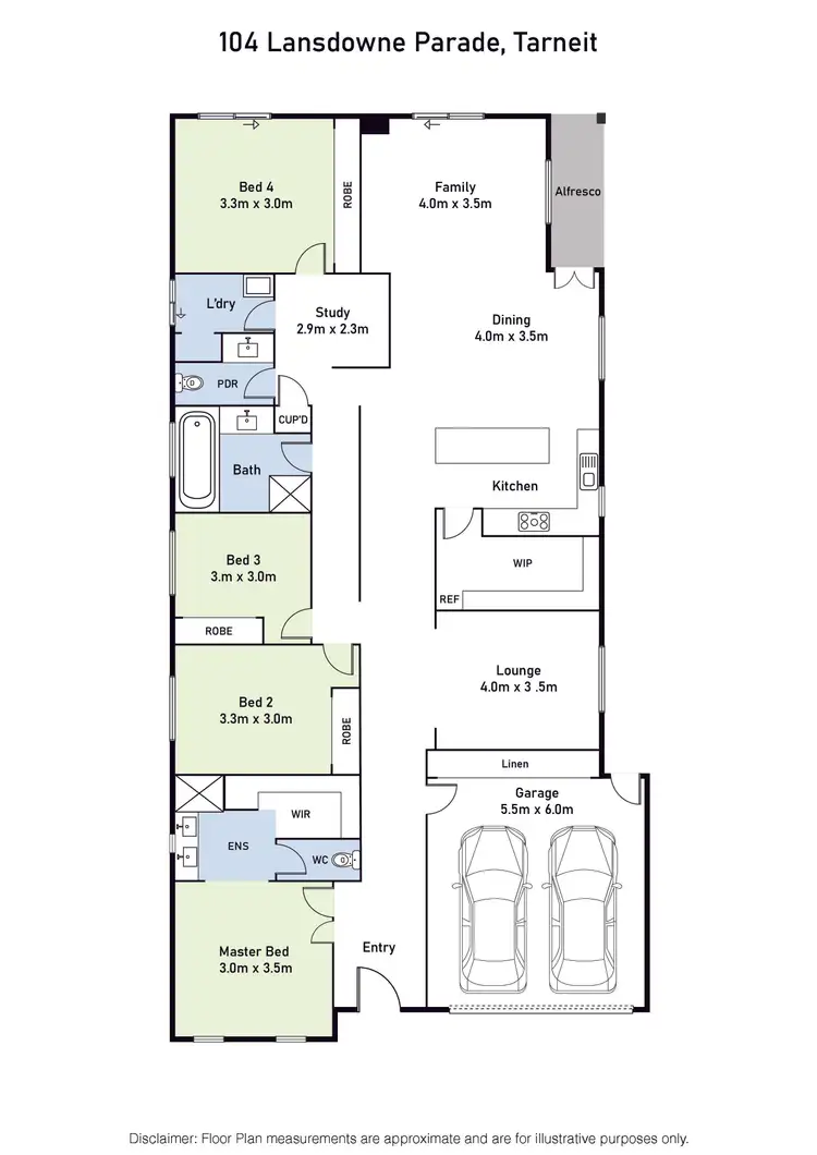 Floorplan of Homely house listing, 104 Lansdowne Parade, Tarneit VIC 3029