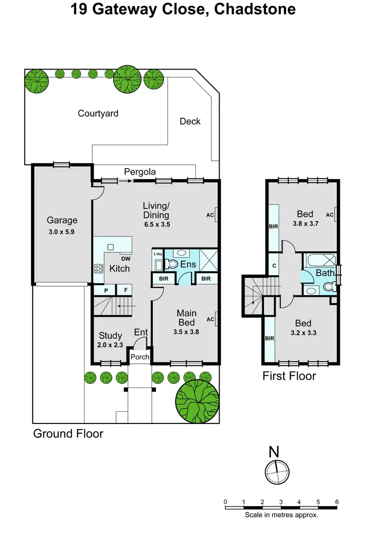 Floorplan of Homely townhouse listing, 19 Gateway Close, Chadstone VIC 3148