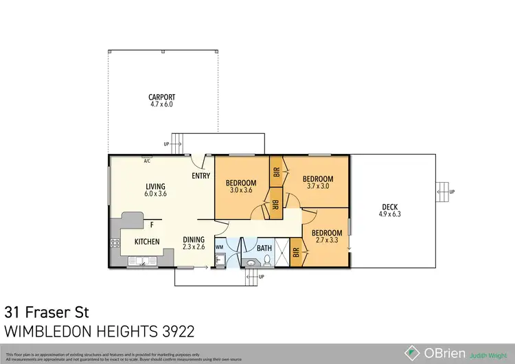 Floorplan of Homely house listing, 31 Fraser Street, Wimbledon Heights VIC 3922