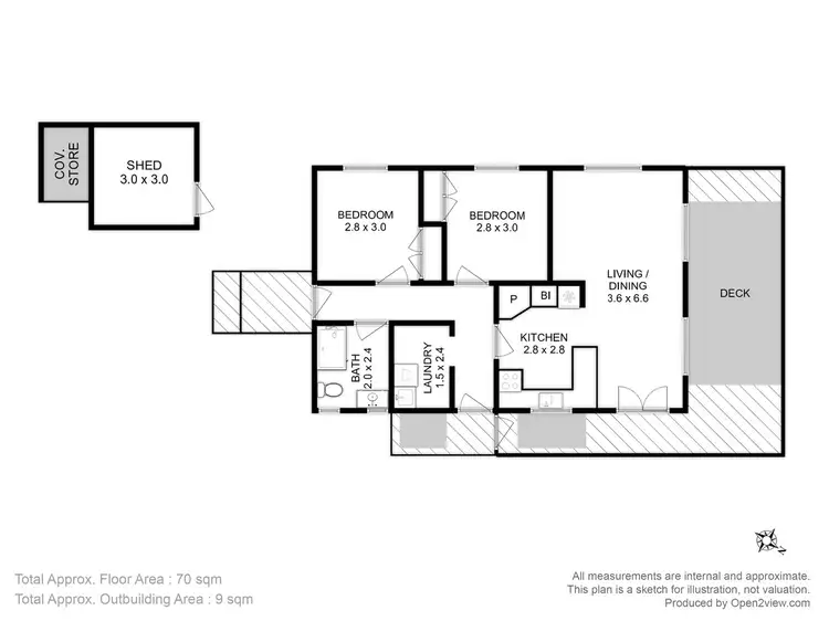 Floorplan of Homely house listing, 9 Rowan Avenue, Primrose Sands TAS 7173