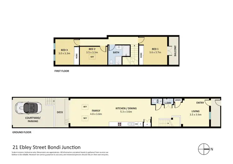 Floorplan of Homely house listing, 21 Ebley Street, Bondi Junction NSW 2022