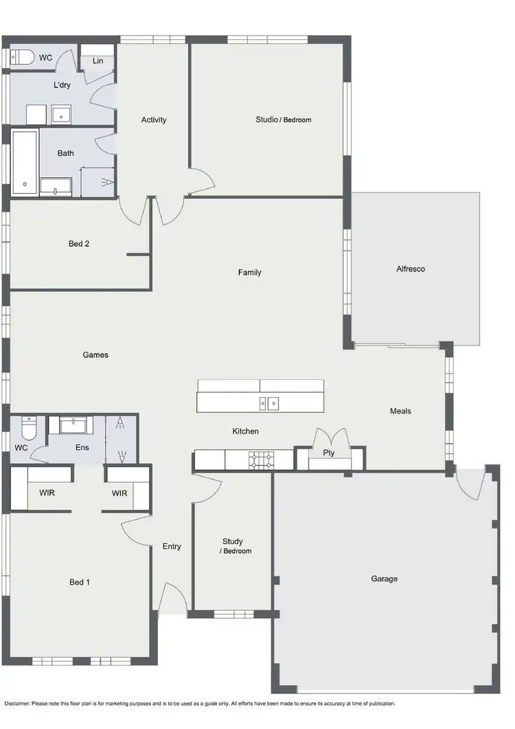 Floorplan of Homely house listing, 9 Greenwood Way, Capel WA 6271