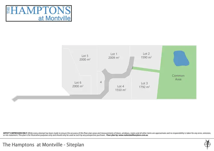 Floorplan of Homely land listing, 22 Hamptons Place, Montville QLD 4560