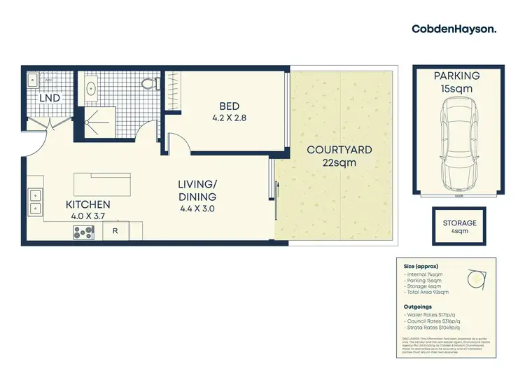 Floorplan of Homely apartment listing, 303/7 Half Street, Wentworth Point NSW 2127