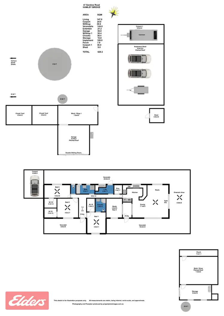Floorplan of Homely house listing, 47 Sandow Road, Hamley Bridge SA 5401