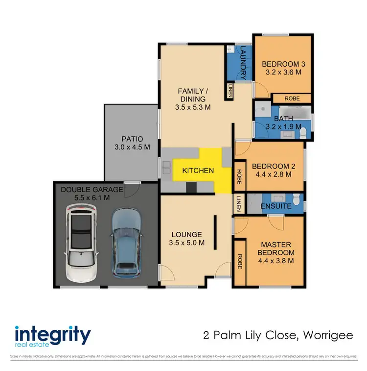 Floorplan of Homely house listing, 2 Palm Lilly Close, Worrigee NSW 2540