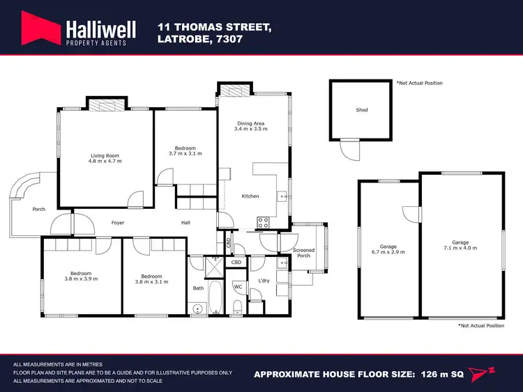 Floorplan of Homely house listing, 11 Thomas Street, Latrobe TAS 7307