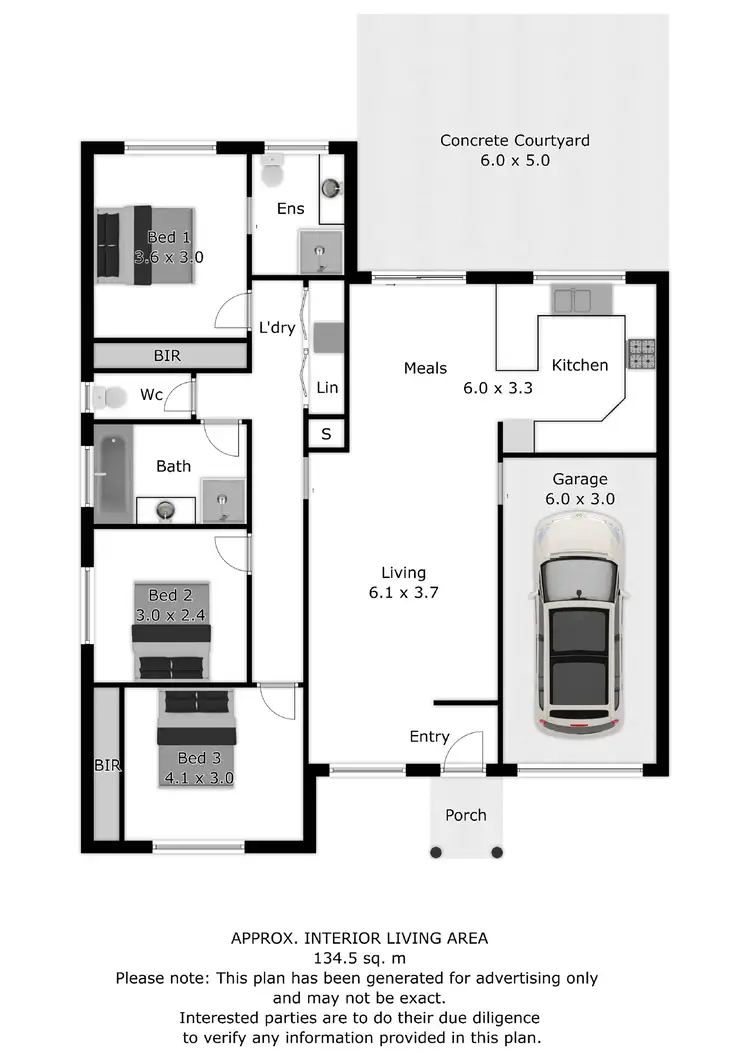 Floorplan of Homely unit listing, 5/197 Andrews Street, East Albury NSW 2640