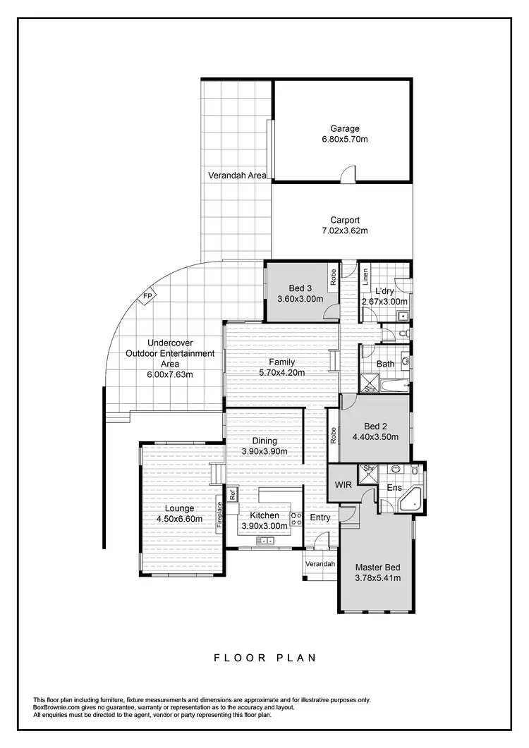 Floorplan of Homely house listing, 7 Alexander Crescent, Port Lincoln SA 5606