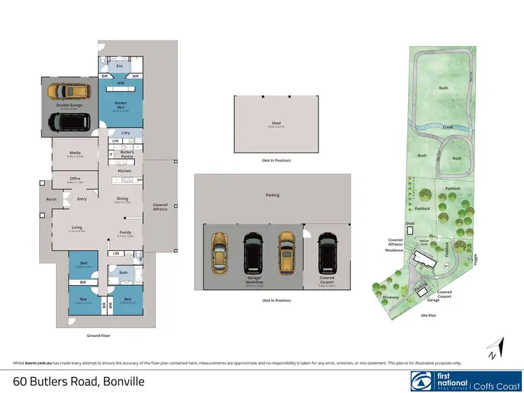Floorplan of Homely house listing, 60 Butlers Road, Bonville NSW 2450