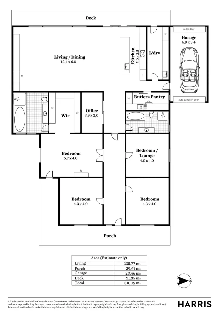 Floorplan of Homely house listing, 17 Alpha Street, Kensington Park SA 5068