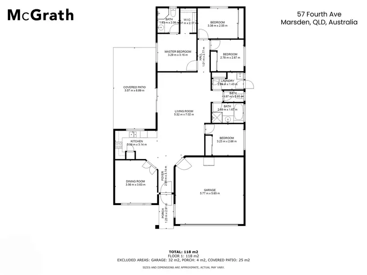 Floorplan of Homely house listing, 57 Fourth Avenue, Marsden QLD 4132