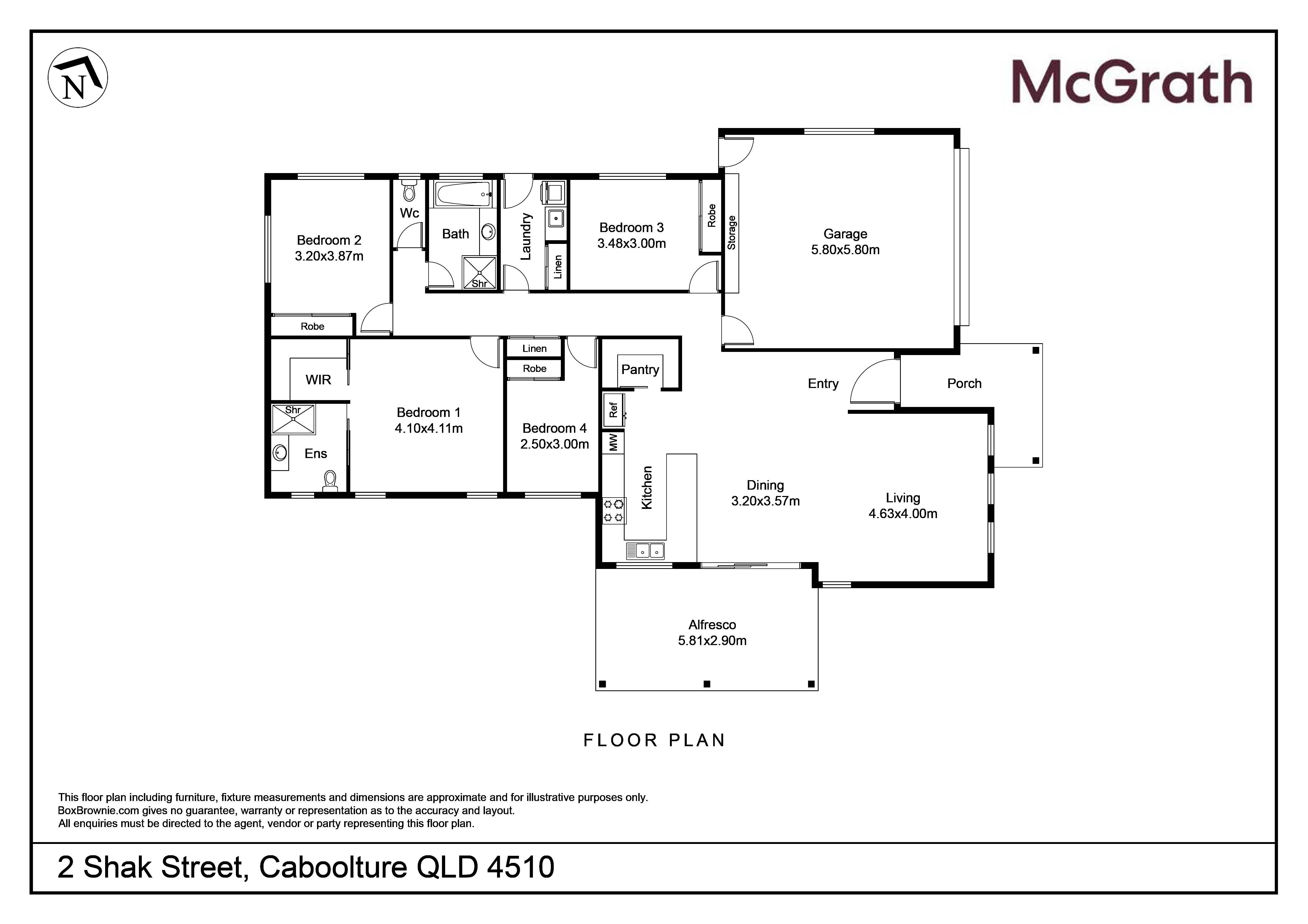 Floorplan of Homely house listing, 2 Shak Street, Caboolture QLD 4510
