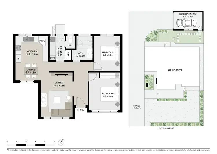 Floorplan of Homely unit listing, 1/20 Vistula Avenue, Bell Park VIC 3215