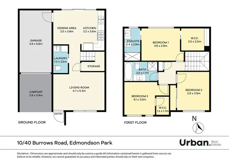Floorplan of Homely house listing, 10/40 Burrows Avenue, Edmondson Park NSW 2174