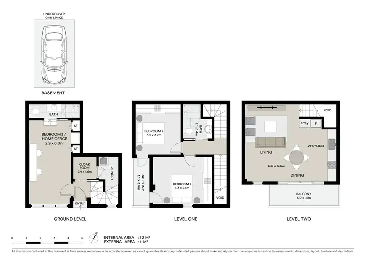 Floorplan of Homely townhouse listing, 7/220-228 Roden Street, West Melbourne VIC 3003