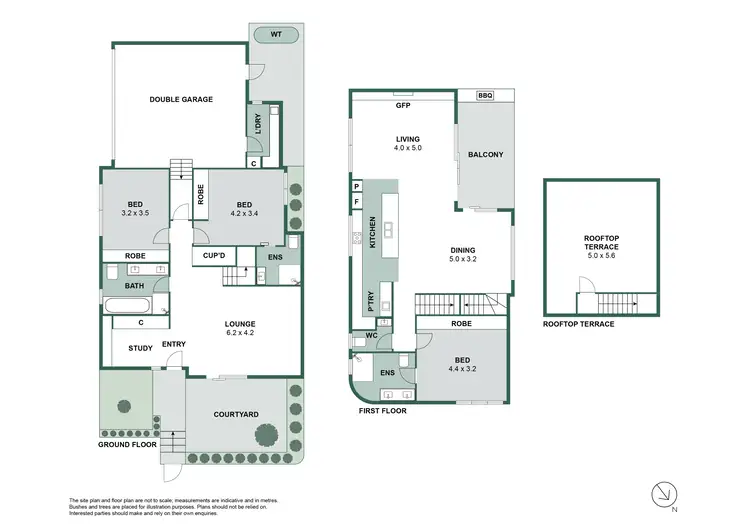Floorplan of Homely townhouse listing, 1/33 Nepean Highway, Aspendale VIC 3195