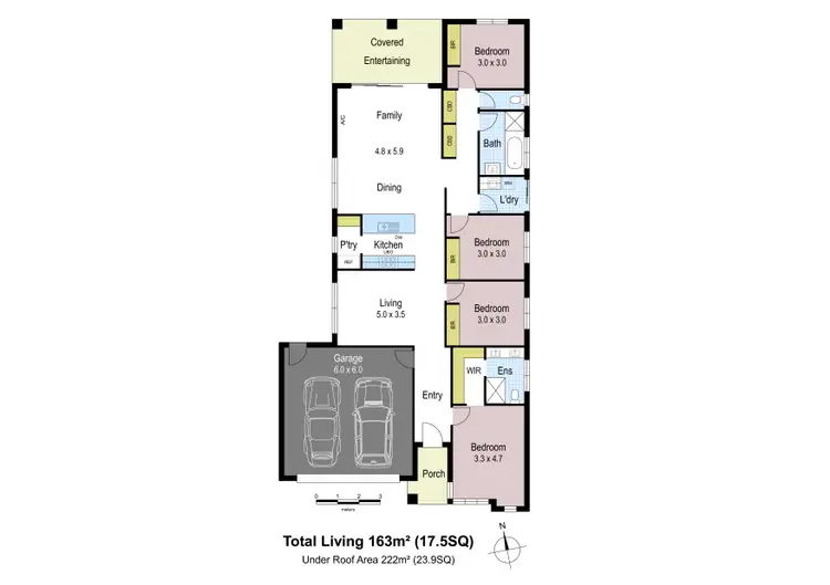 Floorplan of Homely house listing, 17 Fieldstone Avenue, Warragul VIC 3820