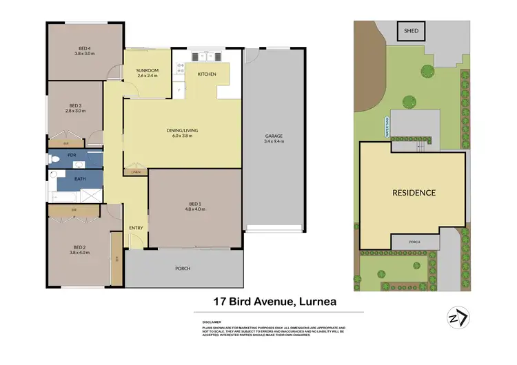Floorplan of Homely house listing, 17 Bird Avenue, Lurnea NSW 2170