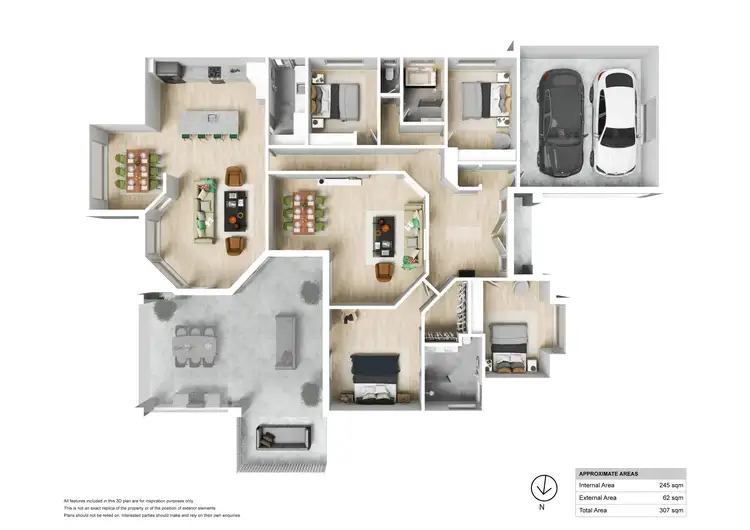 Floorplan of Homely house listing, 34 Rosewood Crescent, Fletcher NSW 2287