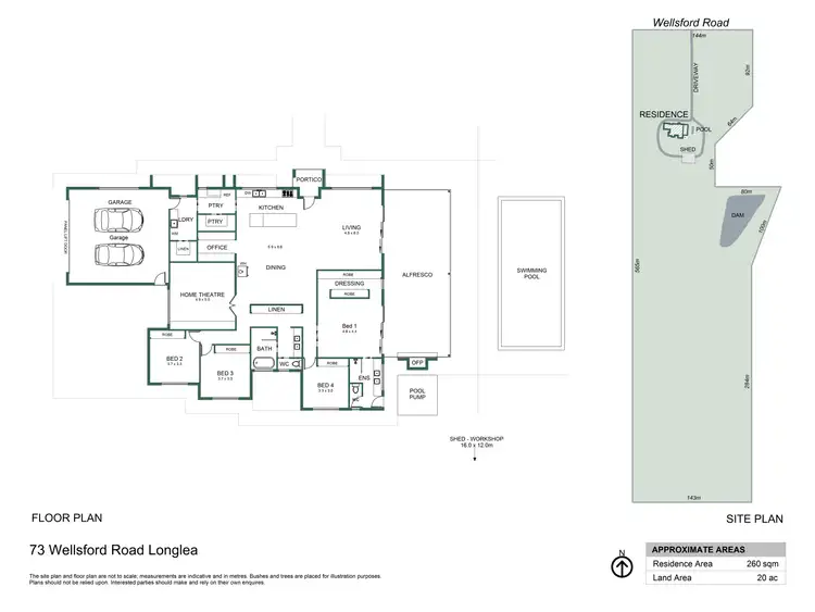 Floorplan of Homely house listing, 73 Wellsford Road, Longlea VIC 3551