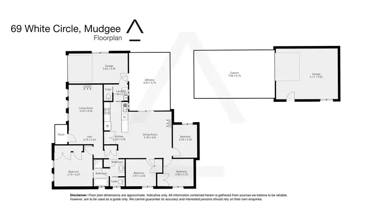 Floorplan of Homely house listing, 69 White Circle, Mudgee NSW 2850