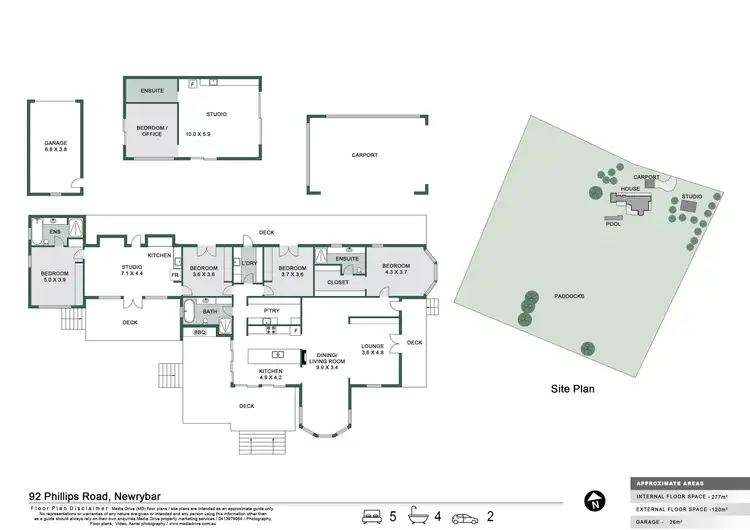 Floorplan of Homely house listing, 92 Phillips Road, Newrybar NSW 2479