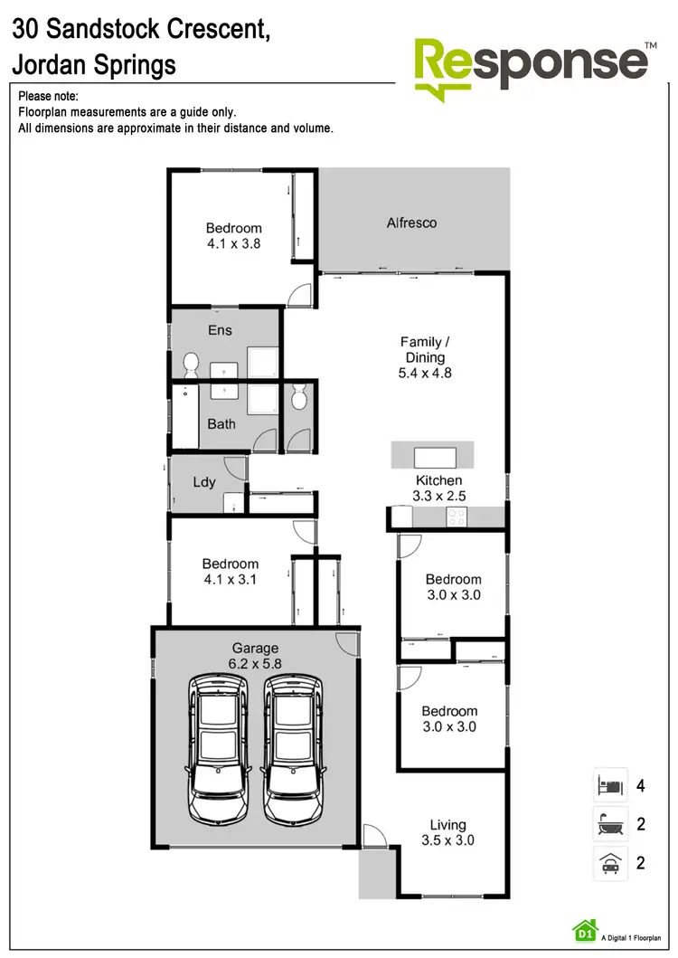 Floorplan of Homely house listing, 30 Sandstock Crescent, Jordan Springs NSW 2747