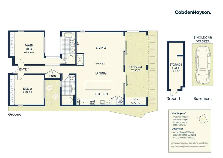 Floorplan of Homely apartment listing, 1/44B Bayswater Road, Potts Point NSW 2011