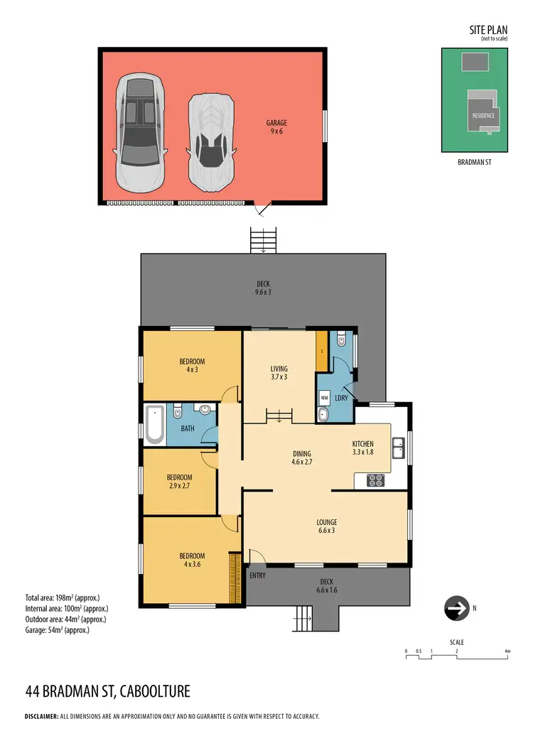 Floorplan of Homely house listing, 44 Bradman Street, Caboolture QLD 4510