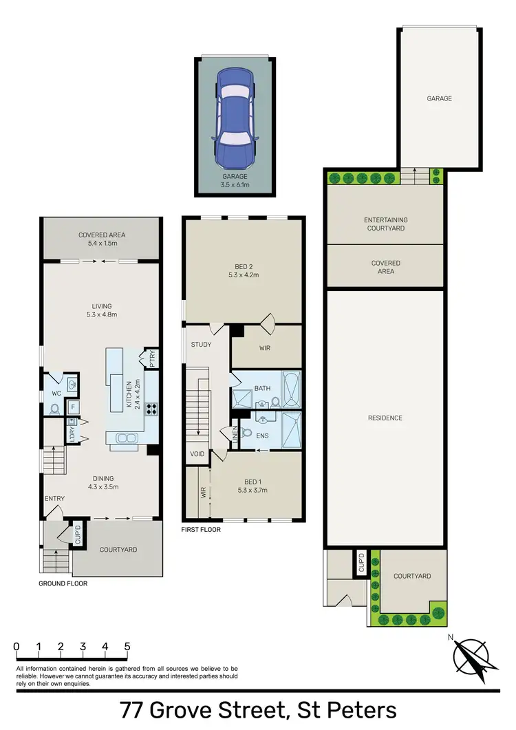 Floorplan of Homely house listing, 77 Grove Street, St Peters NSW 2044