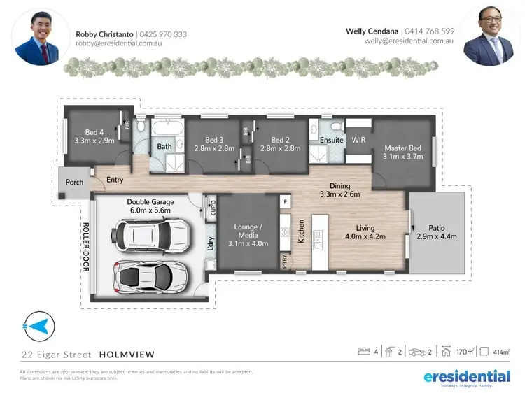 Floorplan of Homely house listing, 22 Eiger Street, Holmview QLD 4207
