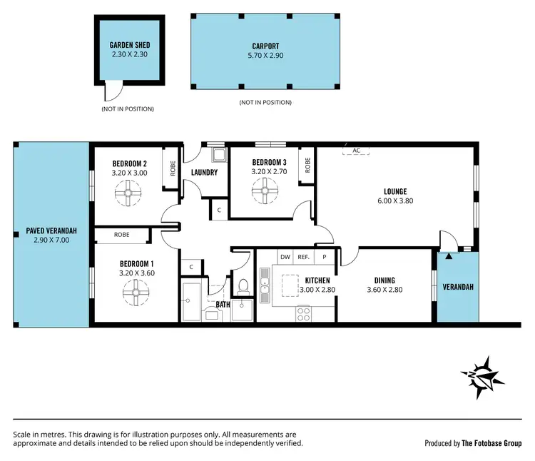 Floorplan of Homely unit listing, 2/10 Beeches Road, Hallett Cove SA 5158